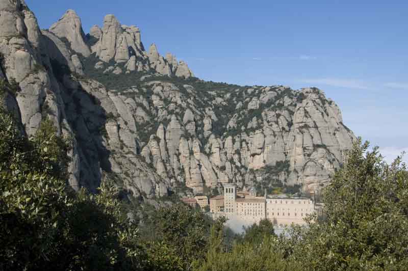 15 - Barcelona - Parc natural de la Muntanya de Montserrat - monestir de Montserrat